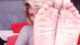 Russian Milf's Feet Worship - Close-up Footjob POV with High Heels
