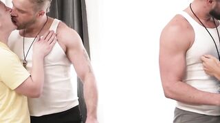 Muscle Daddy Domination - Four-Way Orgy with Muscular Men