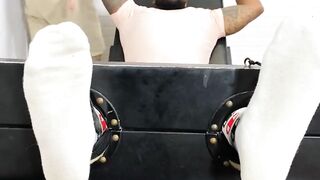 Hairy Domina's Relentless Bondage & Fetish Play with Submissive Blonde