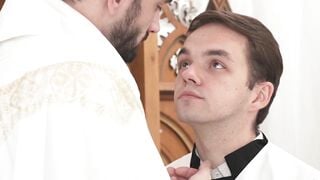 Hairy Priest's Seductive Confession - Hairystaxxx