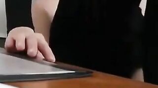 Granny's Secret Diary - Old Lady Seduces barely legal Boss In Office