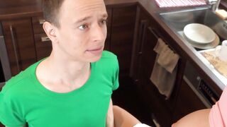 Step-Sister's Big Boobs Bounce While StepBrother Fucks Her Hard