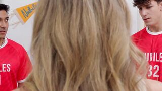Mom's Hot Tutor - Double Penetration Lesson With Step-Sister