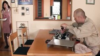 Japanese Milf Housewife Facesitting Blowjob POV