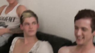 Twink Orgasm Party - Group Sex with Twunks Aaron Aurora & Cody Reed