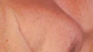 Grandpa's Small Dick Amateur MILF Blowjob & Hand Job - Petite Redhead Teen Facesitting