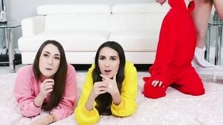 Scarlet-Mae's Hardcore Threesome - Jocks VS Babes
