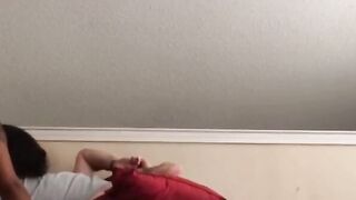 Amateur Couple Sharing Intimate Moments In Bed