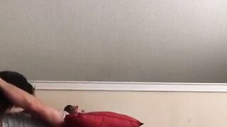 Amateur Couple Sharing Intimate Moments In Bed