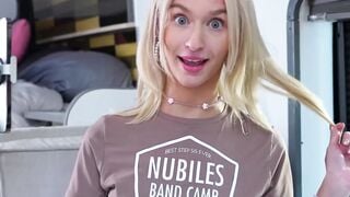 PetiteEmmaRose" - Step-Brother's Gooeyness Facializes Teen Cutie Emmarae Rose in POV Blowjob & Creampied!