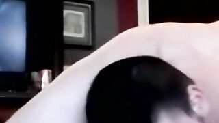 Hairy Hunk's Passionate Blow Job Session With Hot Wife