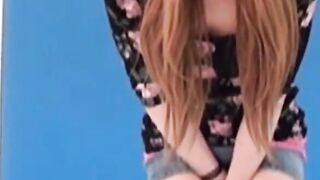 Asian Cutie's Panty Wetting Adventure - Teen Pees Herself in Public