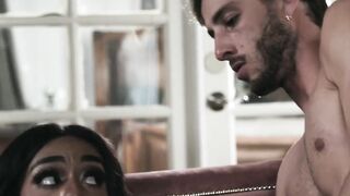 Black Girl Next Door #3 - Big Black Dick Drilling Her Slender Body