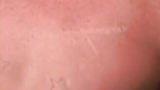 Tatted Up Amateur Babe Stroking & Squirts On Her Rock Hard Dick