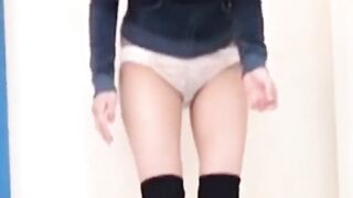 Public-PeePoppy Pornstar's Public Peekaboo Masturbation Adventure