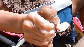 Beach Babe's Hand Job - PornPros