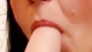 Blond MILF Uses Vibrator to Satisfy Her Huge Craving For Pleasure