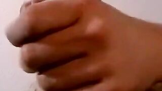 Black Amateur Drilling White Dude - Expert Hand Job