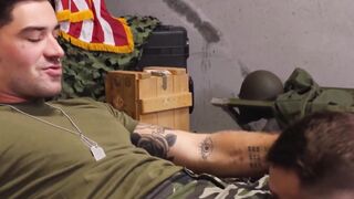 Military Hunk's Ass Stretched By Big Dick In Hardcore Anal Fucking