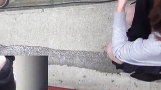 Outdoor Panties-Sniffing Compilation with Famous Female Celebrities