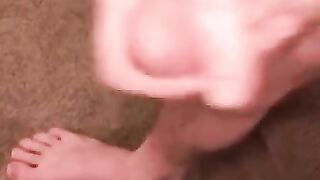Glasses-Wearing Senior Jerking Off Solo - Mature Man's Hot Jackoff Session