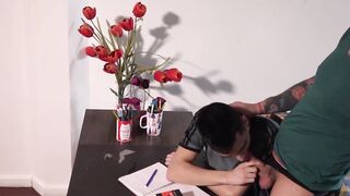 Step-Daddy's Boy" - Anal Breeding with Older Man & barely legal Twink (Anal Sex)