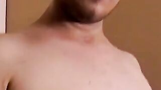 barely legal Straight Amateur Jerking Off Solo After Revealing Interview