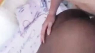 Interracial Passion - Black Babe with Huge Booty Rides on BBC
