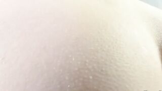 Hot MILF Rides Big Dick POV - Sexy Redhead Fucks Himself with Huge Vibrator in Bathroom