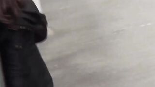 Ferocious Redheads - Peeing In Public By A Bold And Daring Girl