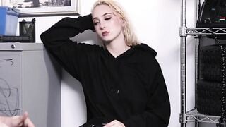 Obedience Training - Officer Orders Busty Blonde To Strip And Get Fucked