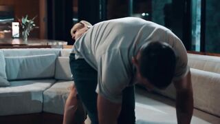 TS Step-Mother Jamie Foxx Fucks Her Stepson's Friend - POV