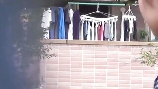 Public Peeping Tom - Naughty Girls Get Busted In A City Alley