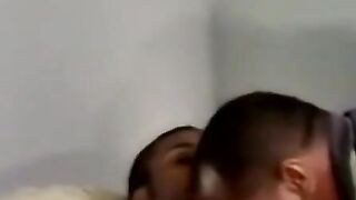 Interracial Amateur Couple Sharing Passionate Sex