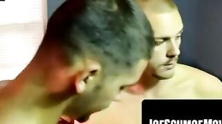 Passionate Interracial Kiss Leads to Erotic Blowjob & Facials