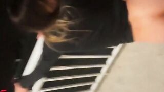 PublicBeachBalconySex - Busty Brunette Teen Fucked Outdoors in Broad Daylight
