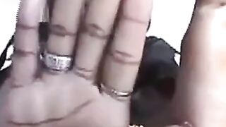Black Foot Fanatic - Big Bootie Worship in POV