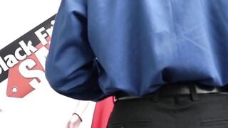Teenage Shoplifter Gets Away With Stealing Lingerie By Giving Blowjob To Security Guard And Faces No Consequences!