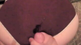 Sexy Brunette Babe In Silky Red Nightwear Fucked Rough And Raw