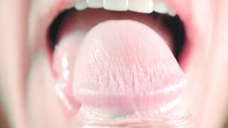 Blondie's Sensual Oral Art - POV BJ with Sloppy Wet Lips & Deepthroat