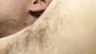 Hairy Hunk Jerking Off To Ejaculating Orgasm - Old Video Edited For Publishing
