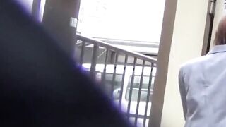 Asian Couple Fucked Outdoors in Public - POV