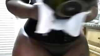 Big Booty Bounce #2 - Curvy Ebony MILF Rides BBC in POV