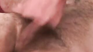 Grandpa's Old Man Jerk-Off Session - Huge Load on Sticky Belly