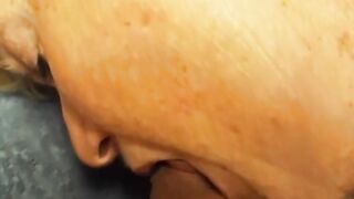 Grandma's Mature Vagina - Old Lady Sucks barely legal Dick Like A Pro