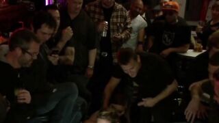 Public-Poolside Orgy with BDSM Dominatrix Rough Sex & Anal Play