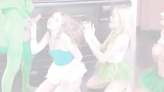Partying BFFs Share A Wild Group Blow Job Session