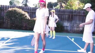 Foursome Frenzy #2 - Four Babes Share A Big Dick In An Epic Orgy