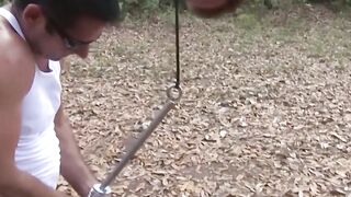 Muscular Jocks Bound And Fucked Hard By Dominant Top In Dungeon