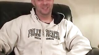 Hot Jocks' Lockeroom Confessions - Post-Interview Solo Stroke & Spunk